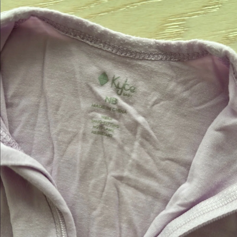 KYTE Pink Footie One Piece with Zipper Closure - Picture 2 of 4